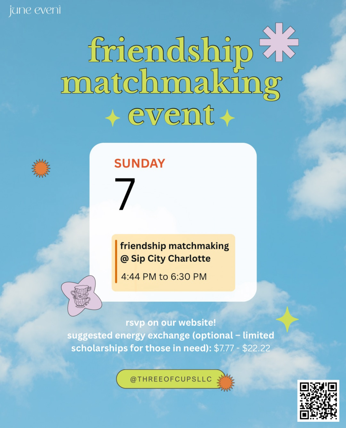 friendship matchmaking event